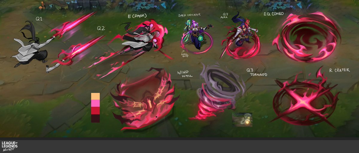 acervyas's tweet photo. me pego pensando mais do que deveria nas concept arts do yasuo soul fighter, tudo nessa skin me encanta https://t.co/bmkujKgfjc