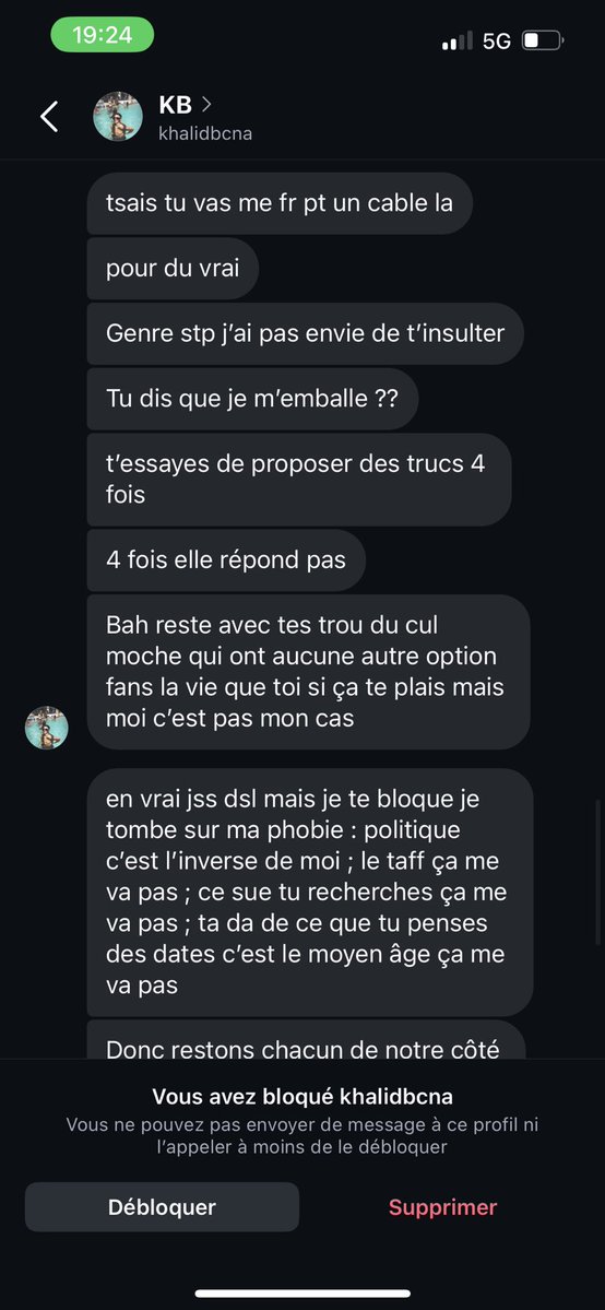 ishally_'s tweet photo. pov j’ai refusé de boire un verre avec un match tinder MDRR faut vrm se faire soigner https://t.co/FWMStxOzlB
