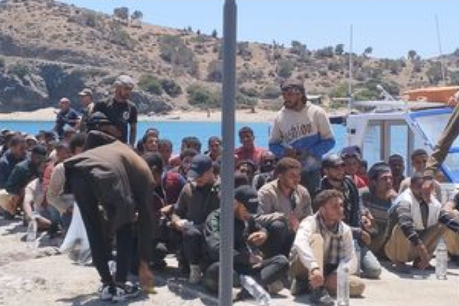 GreopyFeelyakis's tweet photo. @realMaalouf Have a look at today's batch of "migrants" caught trying to sneak into Europe. What do you notice?? https://t.co/KFVZQWC8vL