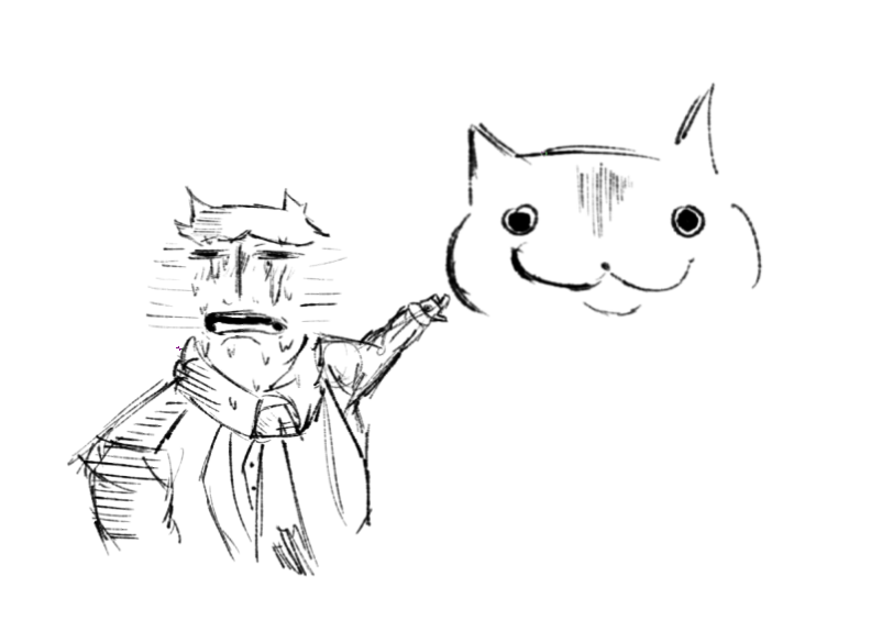 grebletoday's tweet photo. fuuuuckkk iu cant ufkcing draW cats and mky main hcharatcer is a cat head man fyfucucuckkkik https://t.co/zfGs9ePup4