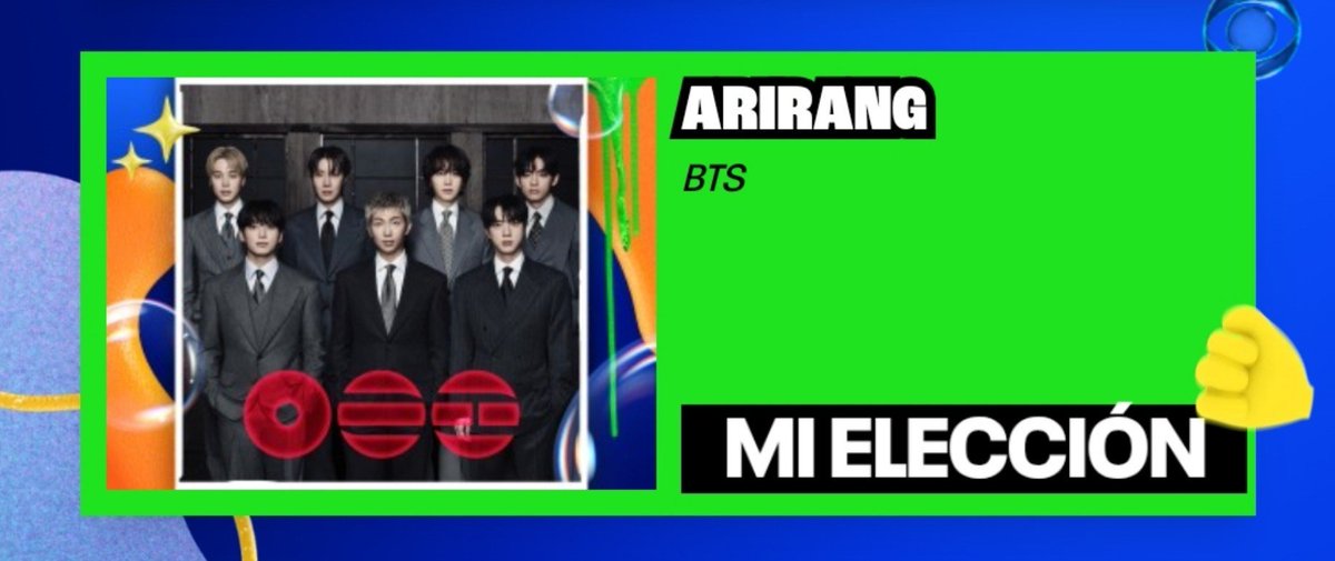 karend7_'s tweet photo. — No se olviden de VOTAR por #BTS en las categorías de la votación "KIDS' CHOICE AWARDS 2026".  

Categorías: 
▪︎ GRUPO O DÚO MUSICAL FAVORITO: BTS 
▪︎ ALBUM FAVORITO: ARIRANG 
▪︎ CANCIÓN FAVORITA: SWIM 

🔗: https://t.co/i2Pt5BGuQV

La votación finaliza el 13 de noviembre. https://t.co/2K0Xy4nzUF