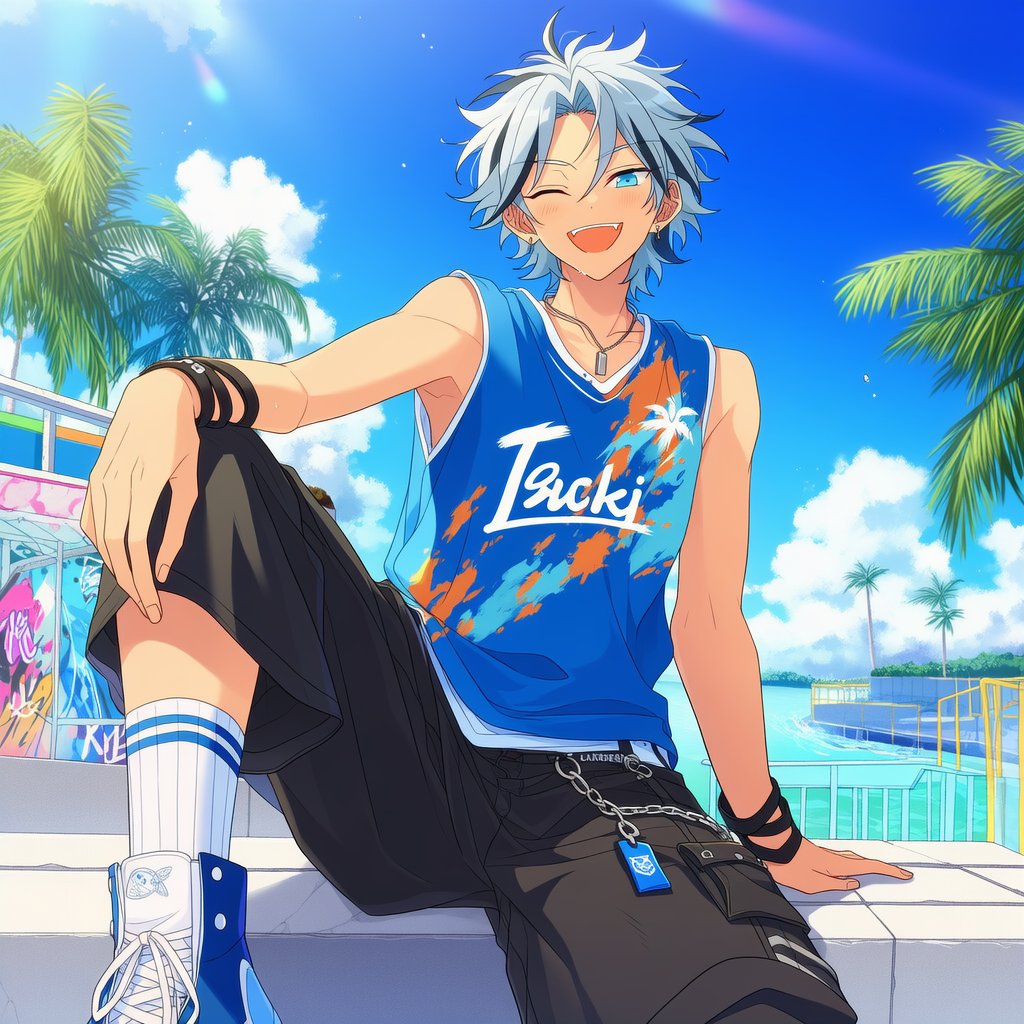 BroGuyAI's tweet photo. #AIart #NovelAI #SFW #TakiIbuki #EnsembleStars https://t.co/R9Rqss9A2p