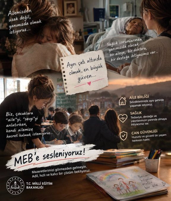 beyazgazozz's tweet photo. Aile Yılı’nda birlikteliğimiz izin günleriyle sınırlı kalmasın. #AileNormdanBüyük Çözüm bekleyen öğretmenler olarak ailemizi ve sağlığımızı gözeten, hiçbirimizi dışarıda bırakmayan çözüm istiyoruz. @ismetguneshan17 @Suat_Ozcagdas https://t.co/ZeHoCUoGPt
