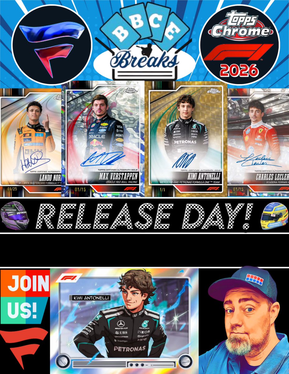 BBCExchange's tweet photo. 🏎️ 2026 Topps Formula1 Chrome💨
Don’t Miss Out! Come Join 👇
https://t.co/bIOf4ruKs7
#toppschrome #f1 #formula1 #racingcards https://t.co/766RwyUSOF