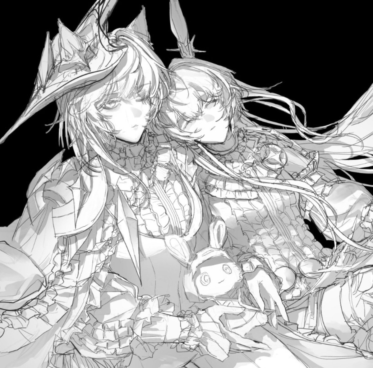 rherhereirhe's tweet photo. progress update ♡ #Kaltsit #Arknightsㅤ https://t.co/7iPQ90X152