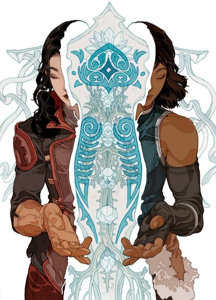 castielmygf's tweet photo. you don't know how important this official korrasami art is to me https://t.co/jlkHvSeZTF