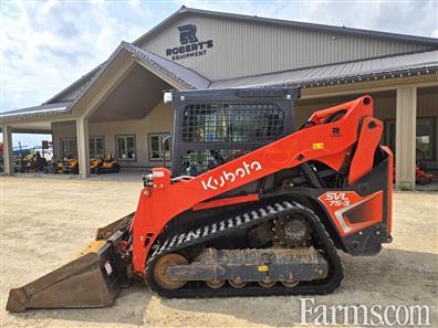 OntAg's tweet photo. 2023 Kubota SVL75-3 👇

New tracks, 72-inch bucket, compact track loader with soft ride, high flow, reversible fan, hydraulic quick attach, and more, for sale at @RobertsEquip.

https://t.co/LB0ESgAiUW 

#Machinery https://t.co/KFLGUMsLFR