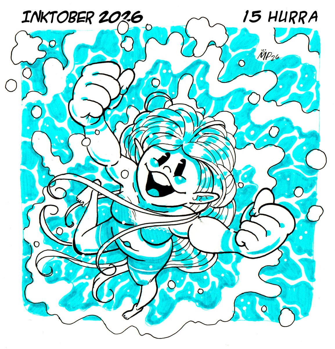 FAMYCOM's tweet photo. Día 15 HURRA
#Inktober #Inktober2026 #InktoberChallenge #InkDrawing #InkArt #Illustration #Drawing #TraditionalArt #ArtistOnInstagram #Sketchbook #LineArt #Inking #ArtChallenge #OctoberArtChallenge https://t.co/lc0oUMTo2b