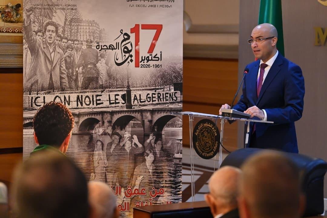 Algeria_MFA's tweet photo. أشرف كاتب الدولة، السيد @SECCNE_Chaib على حفل استقبال على شرف وفد من أبناء الجالية الوطنية، يضم مجاهدين وممثلين جمعويين وناشطين شباباً مهتمين بالتاريخ والذاكرة الوطنية، بمناسبة مشاركتهم في البرنامج المسطر لإحياء الذكرى_65 لمظاهرات 17 أكتوبر 1961، المخلّدة لليوم الوطني للهجرة. https://t.co/LNBXNW8QyW