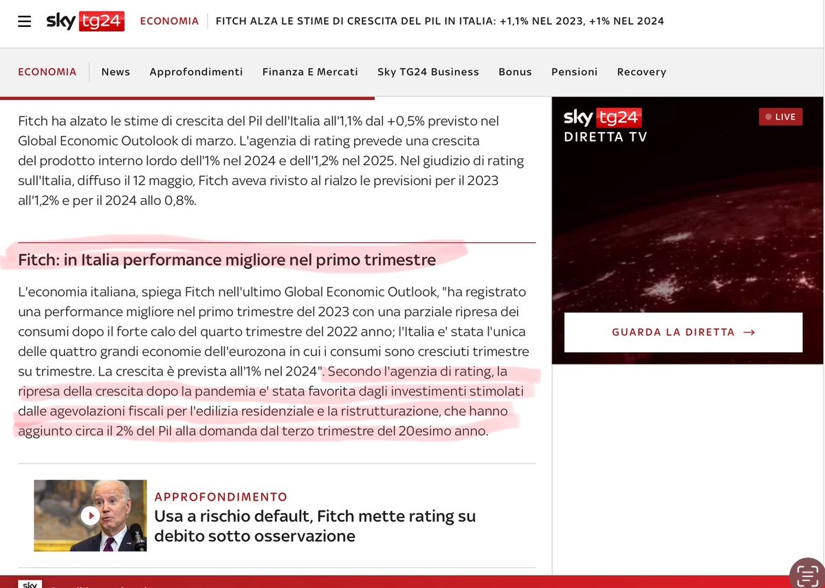 RinusRoma's tweet photo. @OttavioBrambil1 @IMattanza #Verderami nasconde il gettito del superbonus
3,6% di PIL 80 miliardi CASH + 1milione di posti di lavoro certificato nel 2024 da Fitch e Svimez

e sono detrazioni fiscali, lo Stato non da 1 €
Le detrazioni sono 575 x 70miliardi/anno, solo 12 per il superb x 10 anni
@AndreaScanzi https://t.co/wJRuO3Fg3z