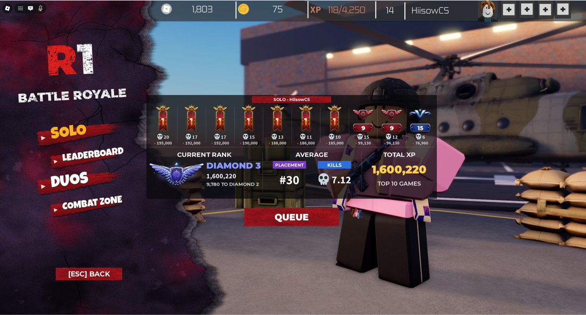 HiisowCS's tweet photo. waiting room ZEmu on @R1BattleRoyale so fun LMAO https://t.co/IsoDmi5sfY