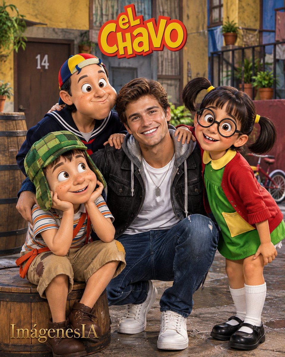 ImgenesIA166093's tweet photo. Sé como el Chavo: humilde, leal y siempre listo para convertir cualquier problema en una buena travesura 🧒⚽😂🔥
#HumildeYLeal #ElChavoDel8 #TravesurasConCorazón #ActitudPositiva #ImágenesIA https://t.co/6lDcHIluJl