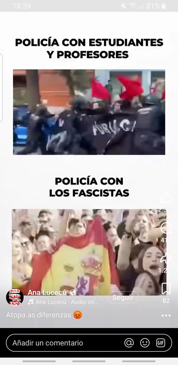 MarcosHern37455's tweet photo. #NOTICIAS 
Esta es la POLICIA que COBRA DE NUESTROS SUELDOS...A LA PROXIMA MANIFESTACION TENEIS QUE IR CON CUBOS LLENO DE PINTURAA Y TIRARSELA A LA CARA O A LA PANTALLA PROTECTORA DEL CASCO. QUE SOIS TONTOS COÑO.. AHI LE  QUITAIS LA PORRA Y SE LA METEIS POR EL CULO https://t.co/uEWBCyT8TE