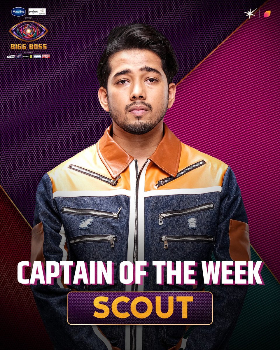 HemantM58625555's tweet photo. Scout has earned the spotlight through his personality and gameplay 👑 Let him lead confidently in a safe and fair environment!

 CAPTAIN SCOUT HYPING BB20

#ScoutOP #ScoutArmy #BB20 #BiggBoss20 https://t.co/JnxYscZkxE