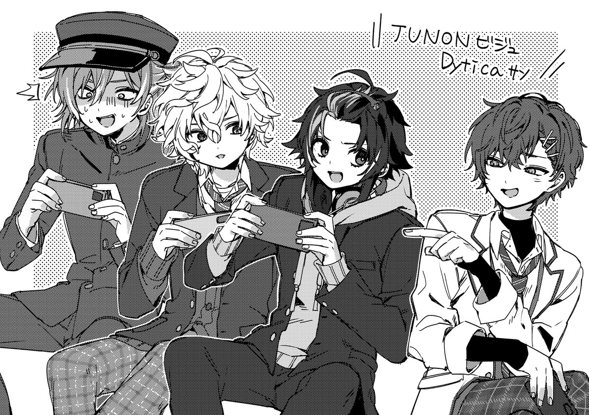 Da__ahH's tweet photo. ⚠捏造　運良くJUNON手に入れられた記念の絵 https://t.co/hn7wtmhd8f