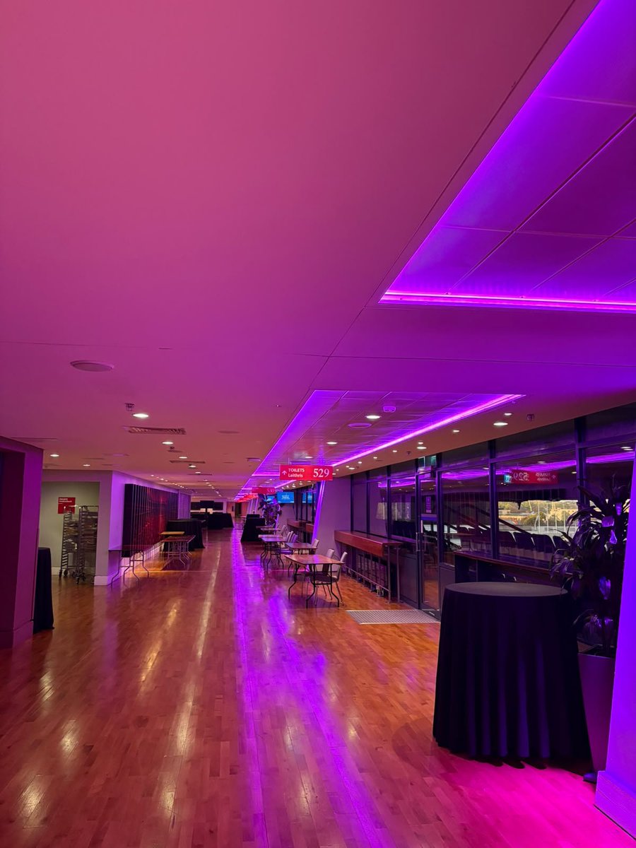 CrokePark's tweet photo. Croke Park shines blue and purple for The Féileacáin Wave of Light tonight 💙💜 https://t.co/LsCI2S8FcA