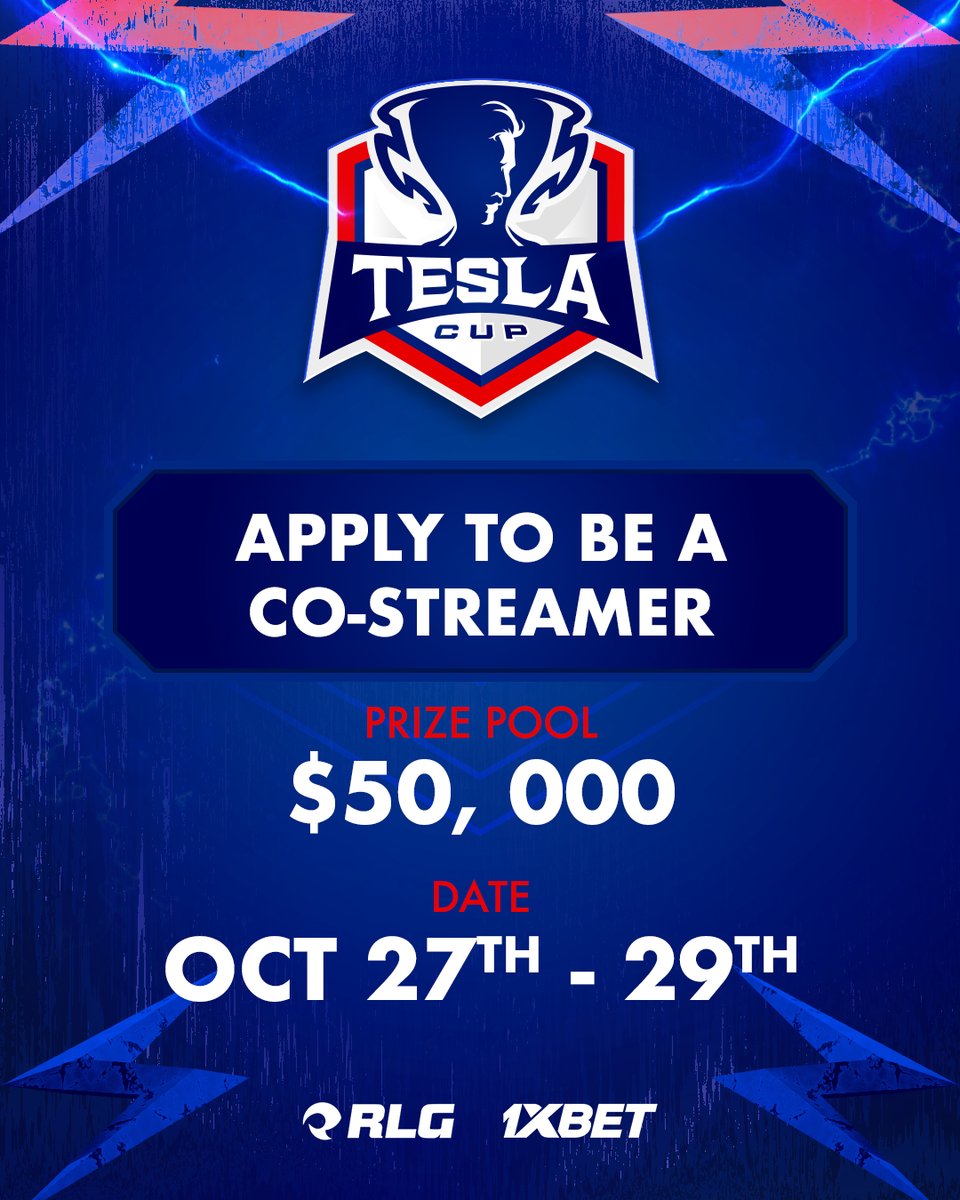 RelogMedia's tweet photo. Thinking about co-streaming the Tesla Cup? 🤔

Apply here 👇
https://t.co/o3xFoOPVOn

📅 October 27–29
📍 Belgrade, Serbia

#RLG x #1xBet | #TeslaCup #CS2 https://t.co/AwefGtdAgz