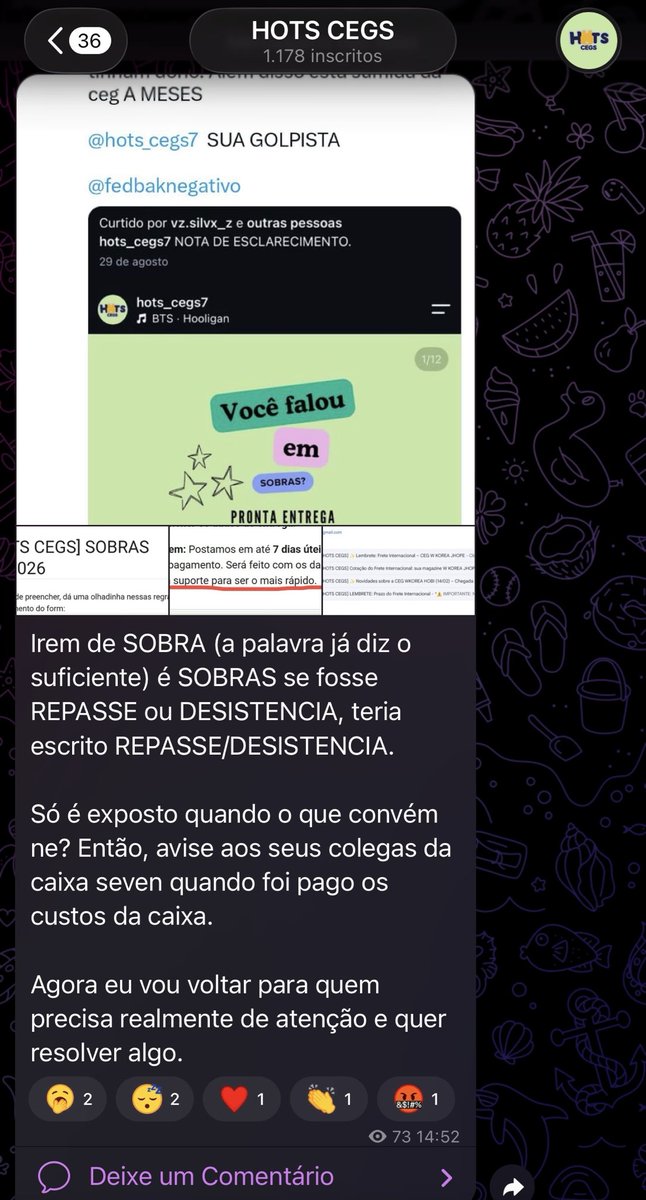exposedhotscegs's tweet photo. @hots_cegs7 perdendo tempo escrevendo textos TENEBROSOS sem concordância alguma no lugar de fazer o envio de itens que estão na casa dela desde janeiro desse ano pqp é o fim dos tempos https://t.co/sfvr79uOvI