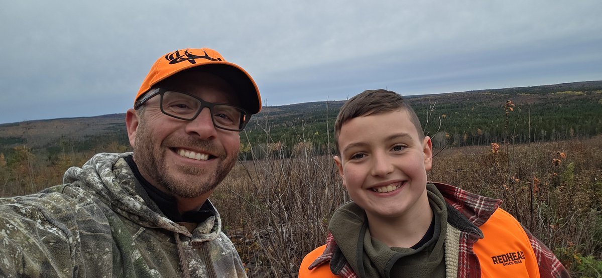 SpotterDerek's tweet photo. Got to take this awesome lil dude @brextonbusch to hunt Maine moose this week. Saw plenty but didnt end up getting one.
It was about way more than getting a moose. I needed this. And I loved every bit of it.
Lets do it again soon lil buddy, so proud of you!! ❤️🫎💪🏁❤️ https://t.co/WQnvYhmZSx