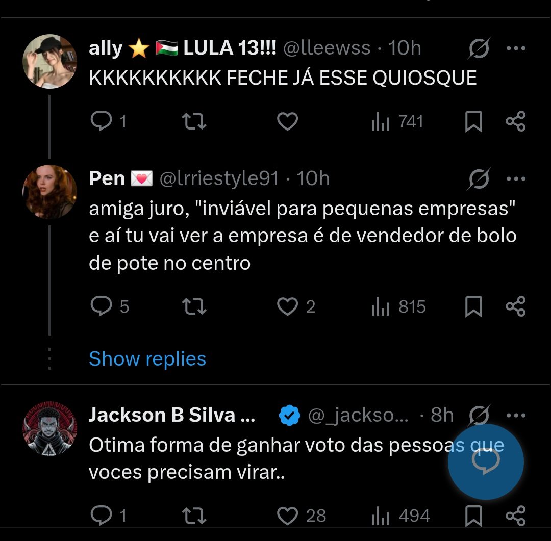 j_lima87858's tweet photo. @gabenaldo Esse povo aqui não está feliz pelo fim 6x1. Está feliz microempreendedor vai falir.

Estou extremamente feliz porque chegou o fim da escala 6x1. Aqui, na minha cidade, a maioria é microempreendedora. https://t.co/FFNTQRL2tE