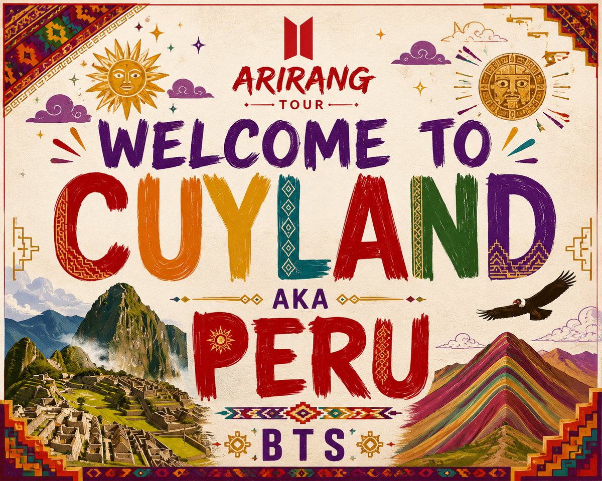 iyoonthv's tweet photo. BTS VUELVAN, YA TENGO MI CARTEL LISTO 🤩🇵🇪 https://t.co/6wIbVXB7iw