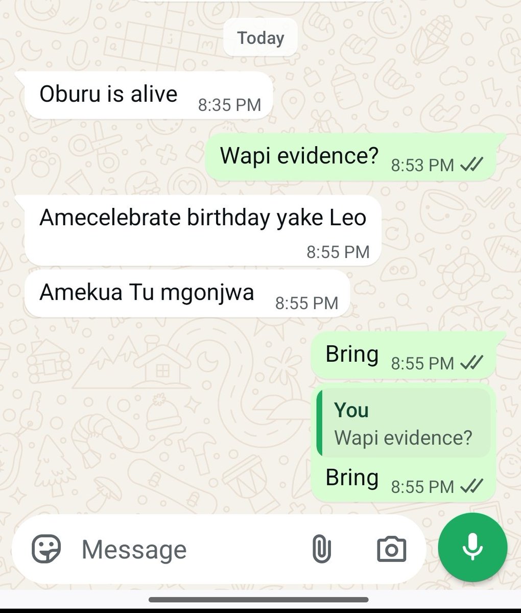 AmosSalau8404's tweet photo. @AokoOtieno_ wherever you are wee jua umeniabisha sana, mimi niliweka status 😁😁😁 https://t.co/ZlQBlsy4Up