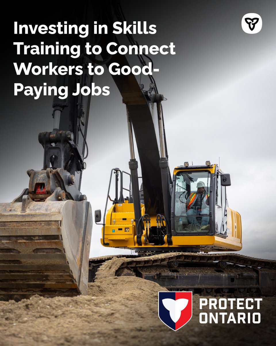 SteveClarkPC's tweet photo. We’re not just investing in training. We’re getting people on the job.
As part of our government’s $2.5 billion commitment to skills training, we’ve already supported 1,000 projects that will help more than 700,000 workers train for in-demand careers. That’s how we protect workers, strengthen our economy and build a more competitive Ontario.