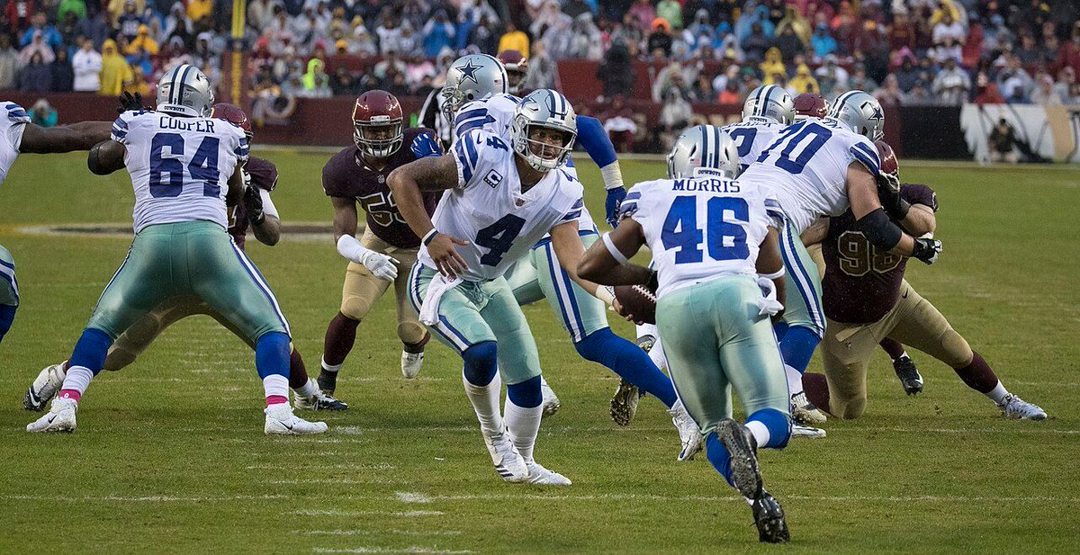 FP_Cowboys's tweet photo. Dak Prescott's pass attempts line for Sunday at Green Bay is 36.5, with the Under at -105.

BettingPros projects 34.7 attempts and grades the Under 5★.

https://t.co/EpvRaP4Imy https://t.co/weR99ILlQG