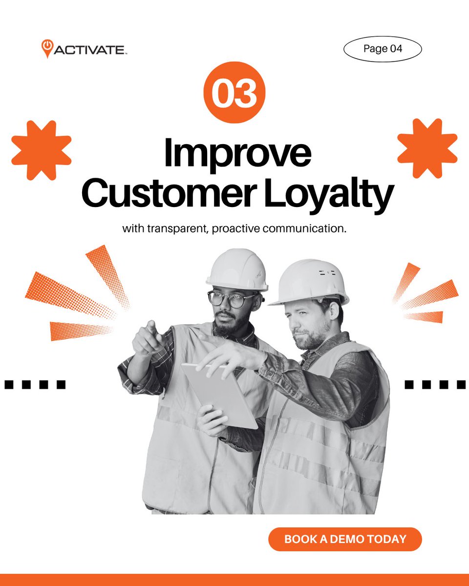 ActivateOS's tweet photo. Smarter inspections. Faster service. Stronger customer relationships.

See how dealers are using Activate OS to improve operations! 🔧

👉 Swipe to learn more!

💻 Book a demo today! ➡️ https://t.co/UgIegmX1fx

#EquipmentDealers #ServiceManagement https://t.co/vmcMwTLMQ8