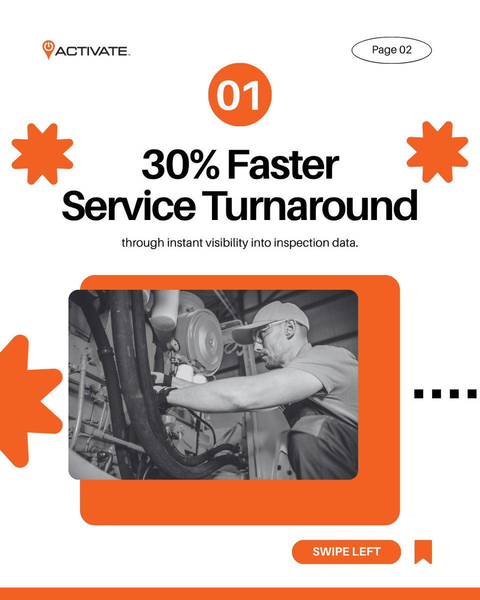 ActivateOS's tweet photo. Smarter inspections. Faster service. Stronger customer relationships.

See how dealers are using Activate OS to improve operations! 🔧

👉 Swipe to learn more!

💻 Book a demo today! ➡️ https://t.co/UgIegmX1fx

#EquipmentDealers #ServiceManagement https://t.co/vmcMwTLMQ8
