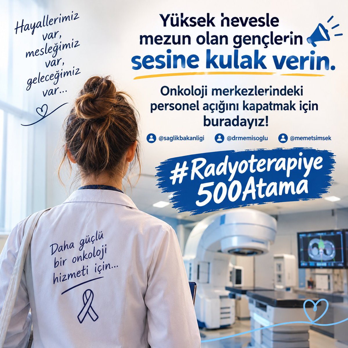nrgllltbr's tweet photo. @saglikbakanligi @drmemisoglu @memetsimsek #Radyoterapiye500Atama https://t.co/n9MwXygoiP