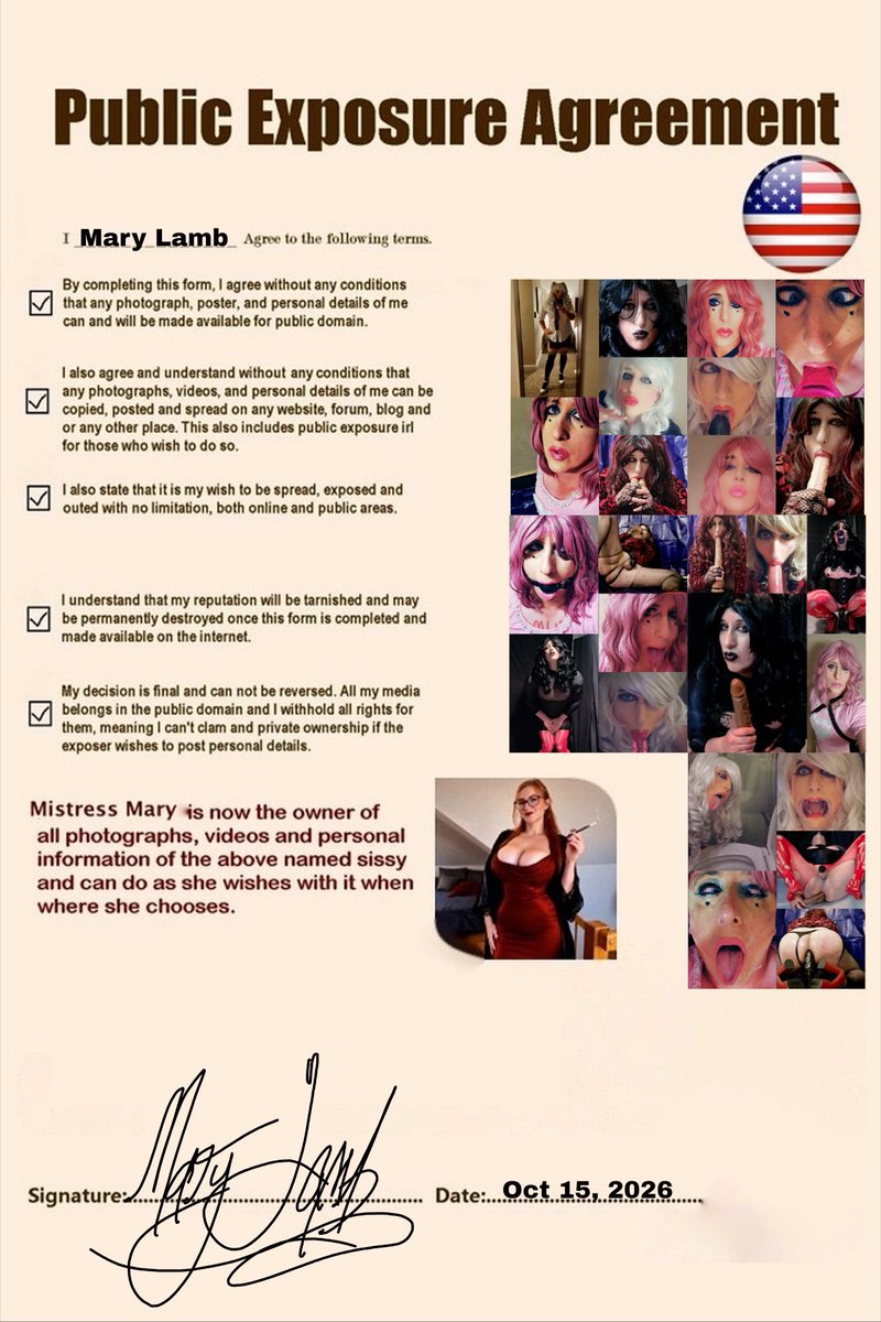 MissMary9782's tweet photo. Signed. Sealed. No turning back.🔥

You knew exactly what you were agreeing to...😈

and now everyone gets to see the choice you made. 

Would you have the courage to sign your name too?

Tell me honestly in the comments: YES or NO? @MissMaryLamb https://t.co/0BqyrMxdXg