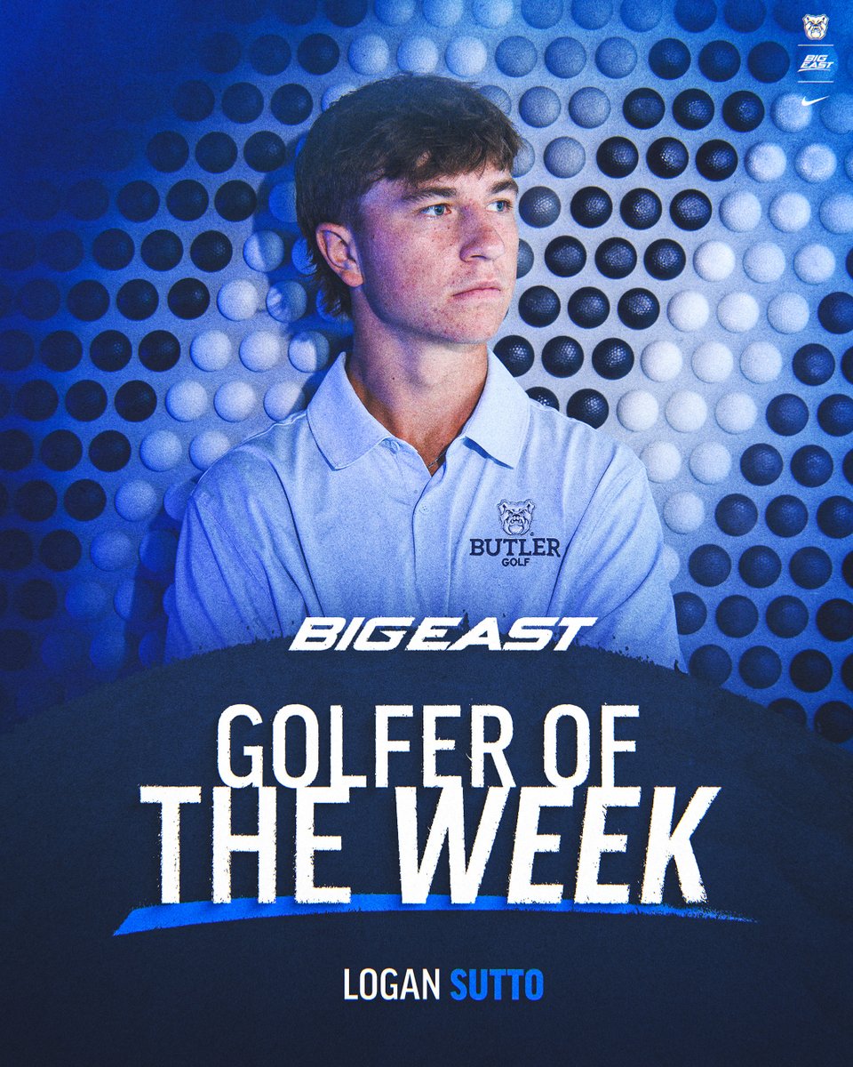 ButlerUGolf's tweet photo. Another BIG EAST Golfer of the Week for Sutto 😤

📰: https://t.co/eKG6ewljST https://t.co/eeQDMkCNFI