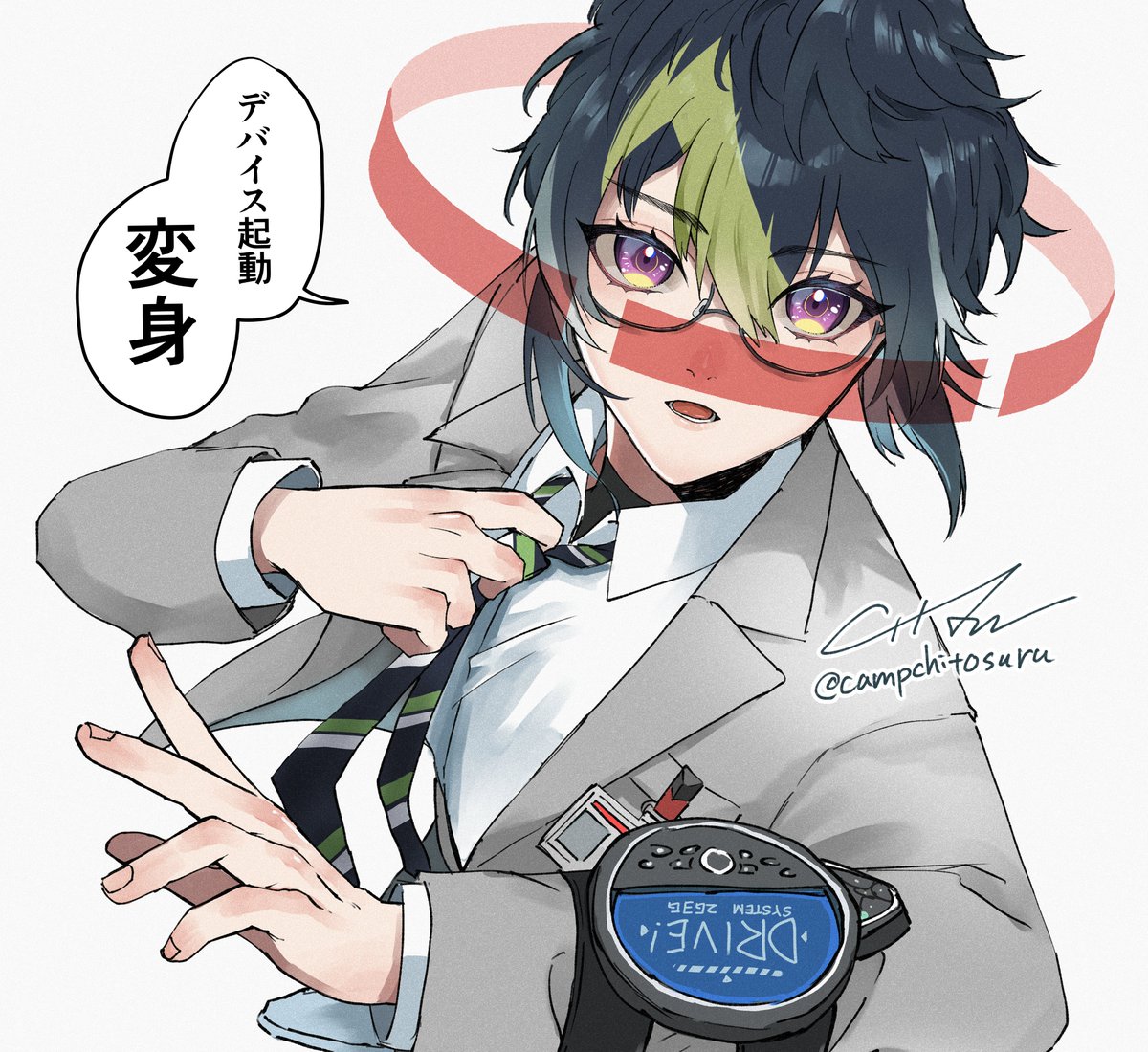 campchitosuru's tweet photo. 上司の正体
#絵ライぞ伊波 https://t.co/QWXboc8as2