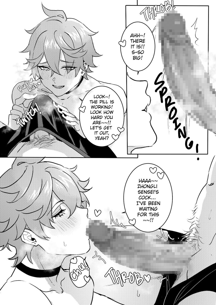 sushisalmon95's tweet photo. 🔞 Kinktober 2026 Day 15
Prompt: Cock worshipping/Blowjob
Pairing: Zhongli/Childe (Genshin Impact)
Continuation from Day 14 ❤
#ZhongChi #鍾タル https://t.co/qvC5a6eqc4