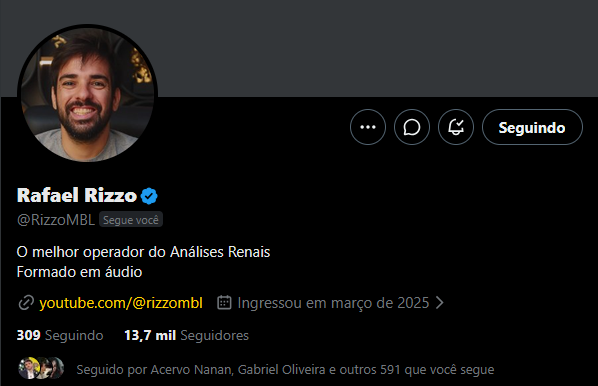 CaminhoDaMissao's tweet photo. Talvez a maioria de vocês não saibam, mas este é o VICE-PRESIDENTE do partido Missão e não há motivos pra vocês não seguirem ele @RizzoMBL https://t.co/j7egDZZd1U