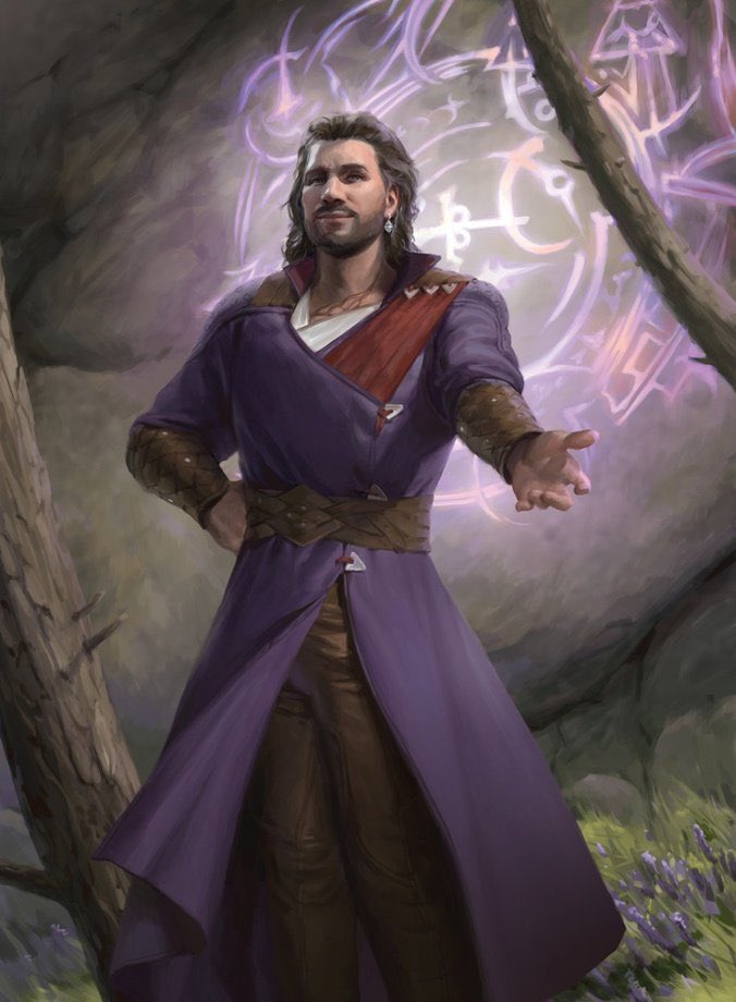 1sinciair1's tweet photo. full artworks for gale’s secret lair cards (1)

Gale, Waterdeep Prodigy - Cynthia Sheppard
Archmage’s Charm - Lie Setiawan 
Personal Tutor - Aron Elekes
Secrets of the Dead - Alix Branwyn https://t.co/aymgbO5tBv