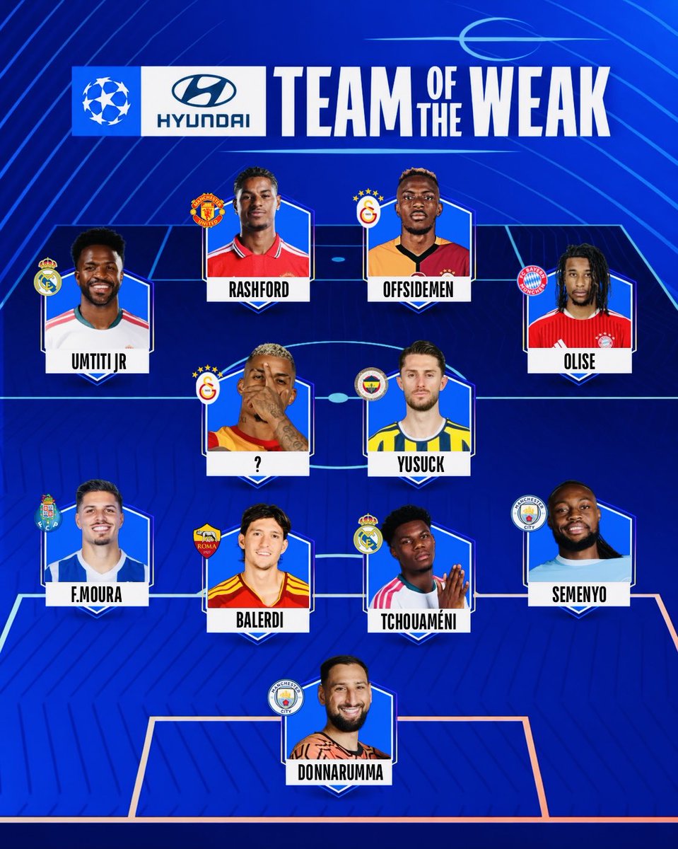 TheHateCentral2's tweet photo. Introducing your MD2 Team of the Weak 🌟

#UCLTOTW https://t.co/Bg0jZOUoC8