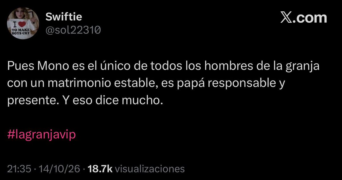 urieelsolis's tweet photo. se acabó la discusión, nacas 😘
#LaGranjaVIP https://t.co/7EO1y2yEuJ