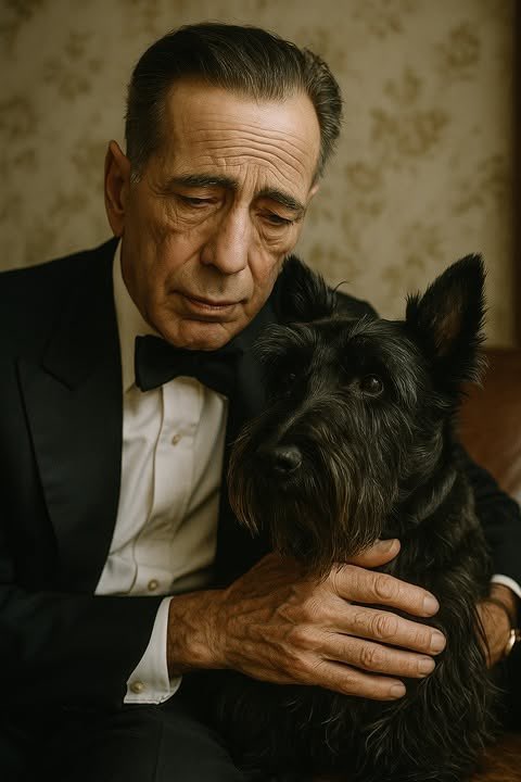 PetronellaWyatt's tweet photo. A love story

Humphrey Bogart with his dog, Zero, in 1955. Each night, when Bogart returned to his Beverly Hills home, the first to greet him wasn’t his wife, Lauren Bacall; it was Zero, his Scottish Terrier. His ears would be alert, his eyes shining, and his tail wagging furiously - as if Bogie had come back from the ends of the earth, not just a day on set. Zero wasn’t a pet. He was Bogart’s shadow. His family. Bacall would say: “Zero is probably the only creature Bogie ever obeyed without a fight.” Bogart himself once remarked over drinks at Romanoff’s: “A dog doesn’t care about your box office. He’ll lick your face whether you’re broke or famous.” For a man raised in a cold New York household, where affection was scarce, the unconditional love of animals meant everything. Zero lived like a king in the Bogart home. He had his own little corner, complete with a bar and even an ashtray. Bogie joked: “I think Zero likes bourbon more than I do.” During poker nights with Frank Sinatra, Judy Garland, and David Niven, Zero had his own chair at the table. If tempers flared, he’d growl at the guilty party. While filming “The African Queen” in the Congo, Bogart became ill with dysentery and nostalgic for home. In a letter to Bacall, he wrote: “Tell Zero I miss that ugly face more than I thought I could miss anything with four legs. Give him a steak on me.” Bacall tried, but Zero wouldn’t eat it. Instead, he waited until Bogart returned. The actor’s devotion to his terrier was no joke. He had a clause written into his Warner Bros. contract that allowed him to bring a dog on set. When an executive barred Zero from the dressing rooms, Bogart shut the entire production down until the terrier was let in. During the actor’s final months in 1956, as illness wore him down, Zero never left his side. One evening, Bogart lifted a weak hand toward the edge of the bed. Zero leapt up, curled into his chest, and lay still. When Humphrey Bogart died on January 14, 1957, his dog sat motionless beside him until Bacall carried him out of the room. For days he refused to eat, waiting by the steps of the house, as if hoping that his master would walk through the door one last time.