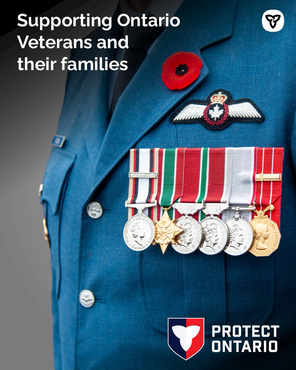 ONSocialService's tweet photo. Are you a Veteran or a family member of an Ontario Veteran facing financial hardship?

The Soldiers’ Aid Commission offers up to $3,000 in financial assistance over 12 months for eligible families. 

Check if you qualify: https://t.co/3zAEclhUlW https://t.co/4lLoVX8Uyf
