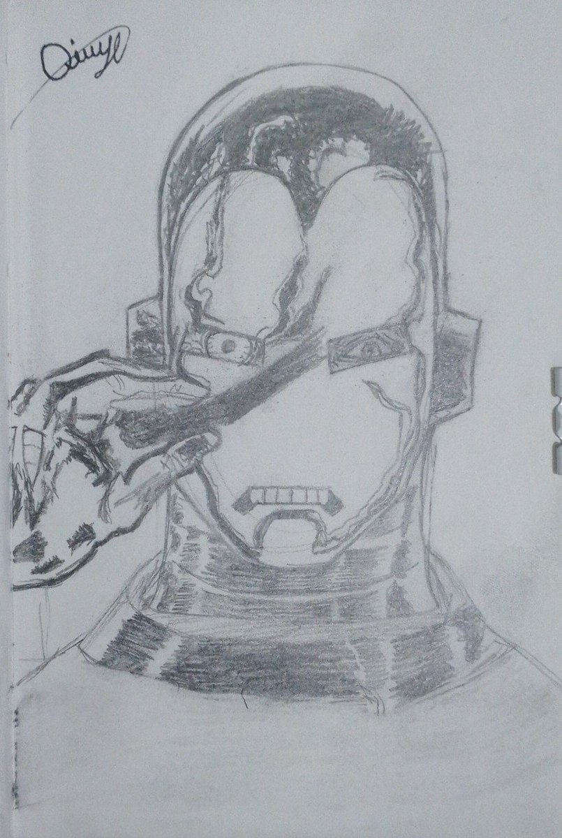 Maha____014's tweet photo. This drawing took some annoying time 👀👀👀
#ironman #art #marvel #wolverine
#sketch https://t.co/8J8DXkPtOW