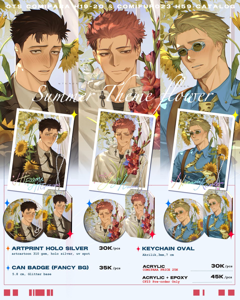 nthndn's tweet photo. Nthndn Catalogue for
OTS Comipara 7
OTS Comifuro 23
Already here💕🥺
🔗Full catalog on below 💥

🌸OTS cmpr 7 both days at H19-20
🤍CF23 both days at H59
Pickup CF23 schedule from 10.00 to 17.00 WIB https://t.co/bzbXImSVtj