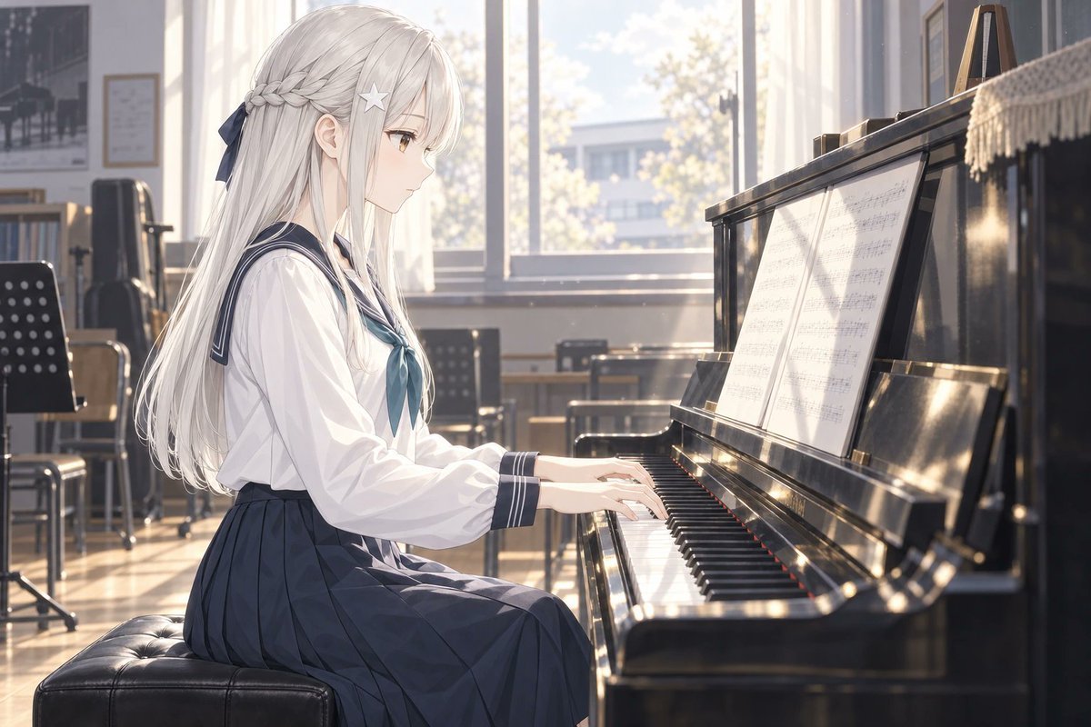 550Atelier's tweet photo. 『愛莉はここにいる』をSteamで発売しました！
絵も描けず、プログラミングもできない私が、AIと一緒に初めて完成させたゲームです。
この作品は、高校時代のあるクラスメイトへの小さな記念でもあります。
人に話しかける勇気が持てず、それでも誰かに気づいてほしいと願っていた、あの人へ。

ゲームはシンプルな数独風の推理パズルで、60枚以上のCGと放課後の小さな物語を収録しています。
通常265円、発売記念で10%OFF。
コーヒー一杯ほどの値段で、ほんの少しの幸せを届けられたら嬉しいです。
https://t.co/Ygnj5MNxuU

#インディーゲーム #AIゲーム制作