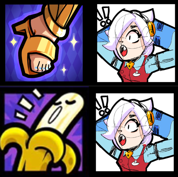 TarnArts's tweet photo. I like the idea of Colette reacting on your 1st profile Icon
#BrawlStarsArt #supercellmake #brawlstarsColette
(I swear if they start stealings Icons I'm not posting any sc make ever) https://t.co/nIwNokMqoZ