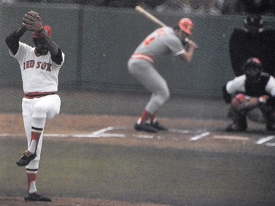 TankShots's tweet photo. Today in 1975: Luis Tiant threw 163 pitches to grab his second World Series victory in just four days, helping the Red Sox even the series against the Reds. https://t.co/U9rRVwHbRc