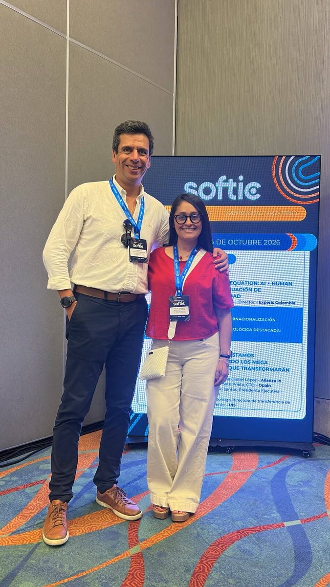 netec's tweet photo. 🙌 ¡Estamos en #SOFTIC2026!

Durante nuestra participación, hemos conocido nuevas tendencias y compartido perspectivas sobre los retos y oportunidades que están marcando el rumbo de la industria tecnológica.

#Netec #SOFTIC2026 #Tecnología https://t.co/zCpZvuLfXh