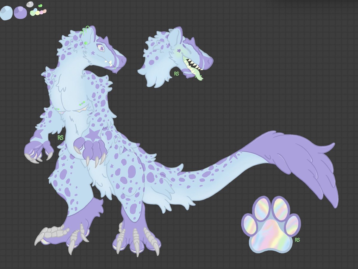 Remus_Studio's tweet photo. You know I forgot to post the actual art sheet for the Fursona in my commissions. Heres Star! 

#furryartㅤㅤㅤ #fursona #furry #originalchacter #digitalartㅤ https://t.co/PKurywJvuC