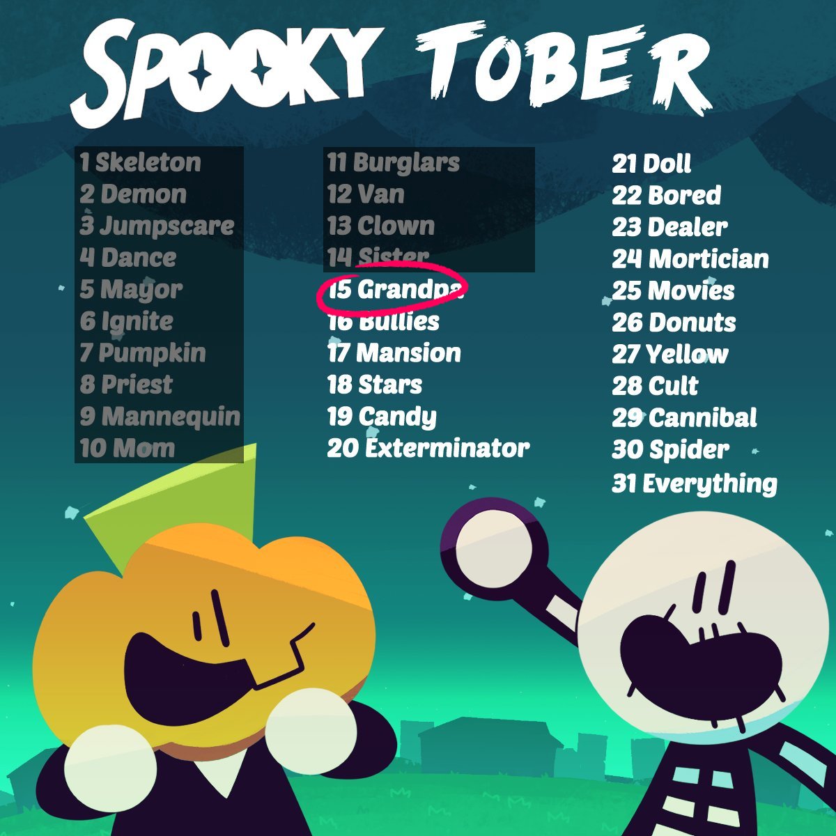 _Mumble_Cake_'s tweet photo. I hope I was able to get real today, for the previous two not the best art....
#spookytober #itspookymonth #spookymonth #susie #mrwonder #pump #spookymonth7 https://t.co/KvtpyODoVI