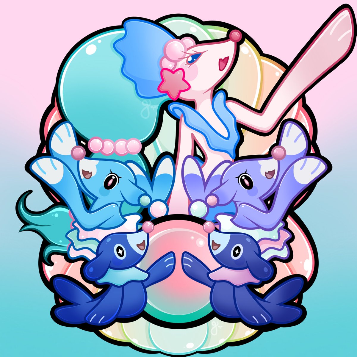 FruityJuney's tweet photo. 🫧One of my favorite starters lines 🫧🩷 Primarina is queen 👑 https://t.co/GTq7wWWqFj